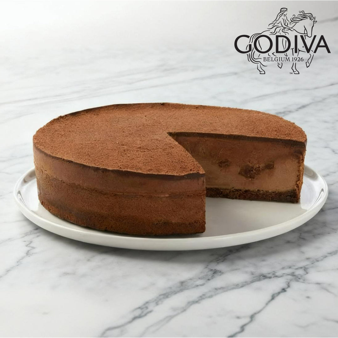 10'' Godiva® Double Chocolate Cheesecake | Halal Certified | The Cheesecake Factory Bakery®