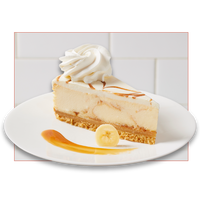 Bananas Foster Cheesecake Slice | Halal Certified | The Cheesecake Factory Bakery®