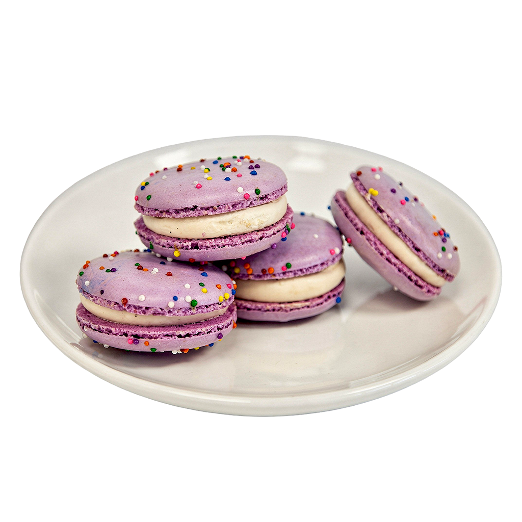 Birthday Cake Macarons