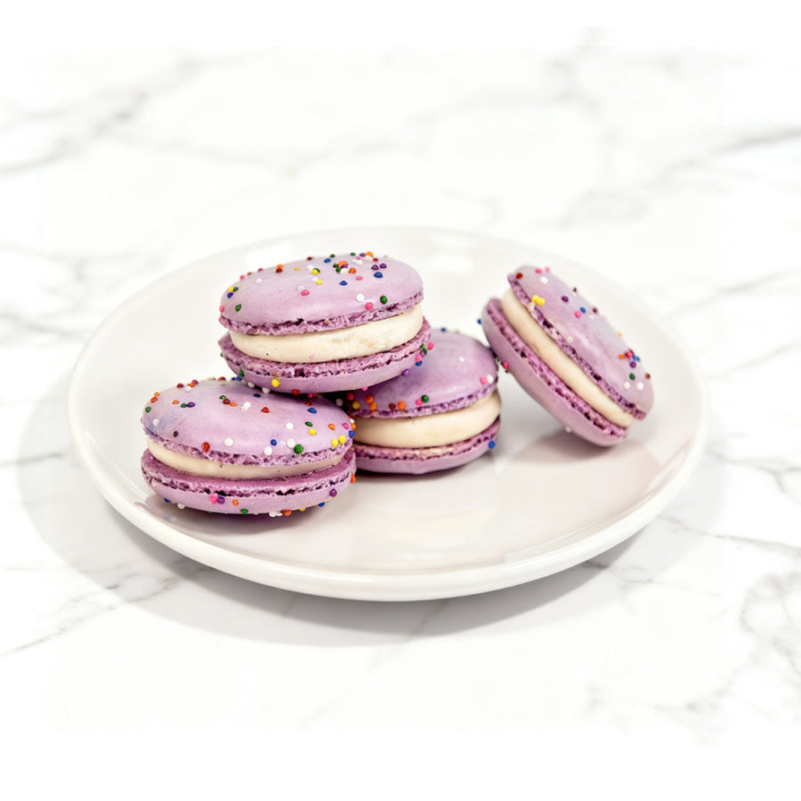 Happy Birthday Cake Macarons