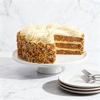 Extra Large 10'' Layered Classic Carrot Cake with Cream Cheese Icing