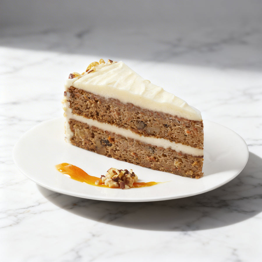 Birthday Classic Carrot Cake Slice