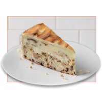 Cinnamon Swirl Layer Cheesecake Slice