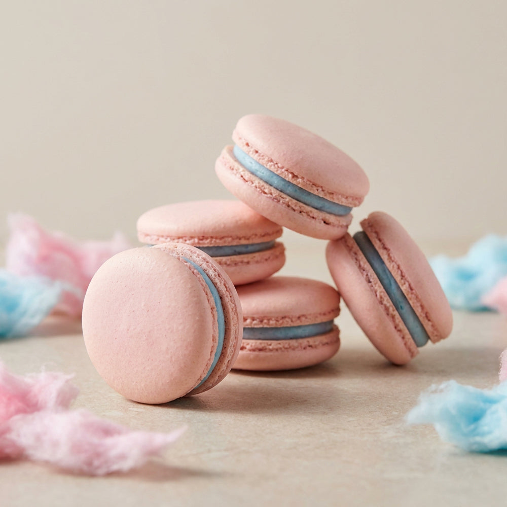 Cotton Candy Macarons