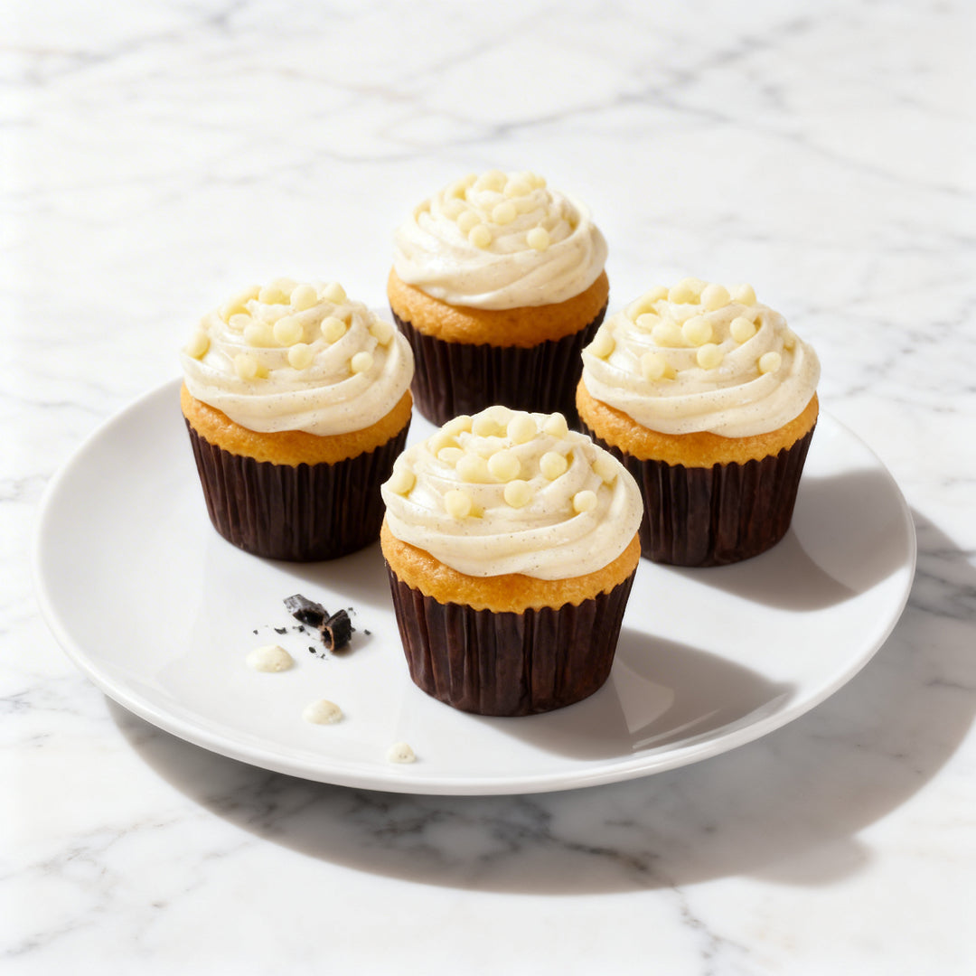 Birthday 4 Vanilla Bean Cupcakes