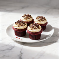 Birthday 4 Red Velvet Cupcakes