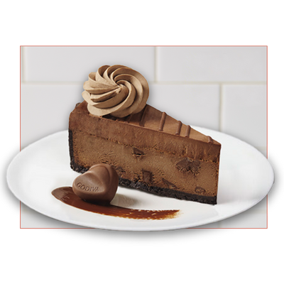 Double Chocolate Cheesecake Slice