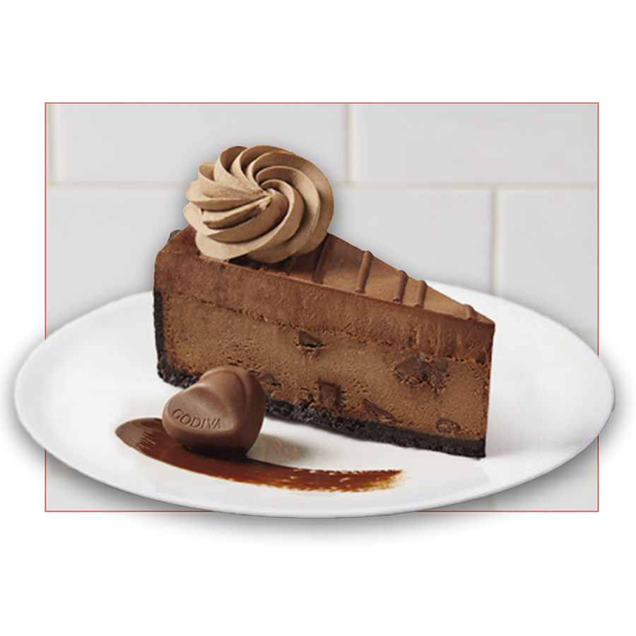 Double Chocolate Cheesecake Slice