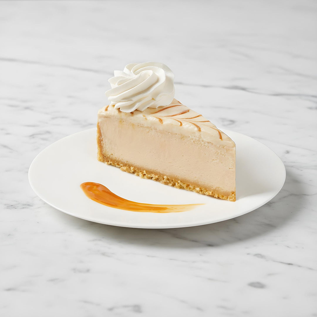 Birthday Dulce de Leche Cheesecake Slice