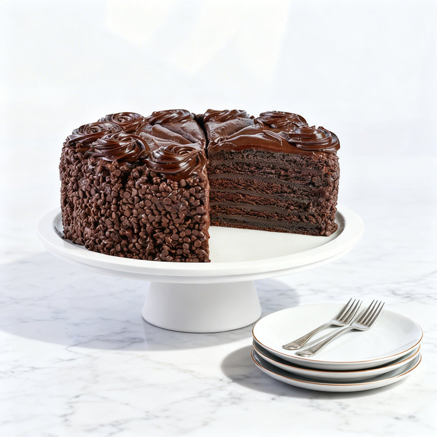 Birthday Extra Large Chocolate Fudge Cake