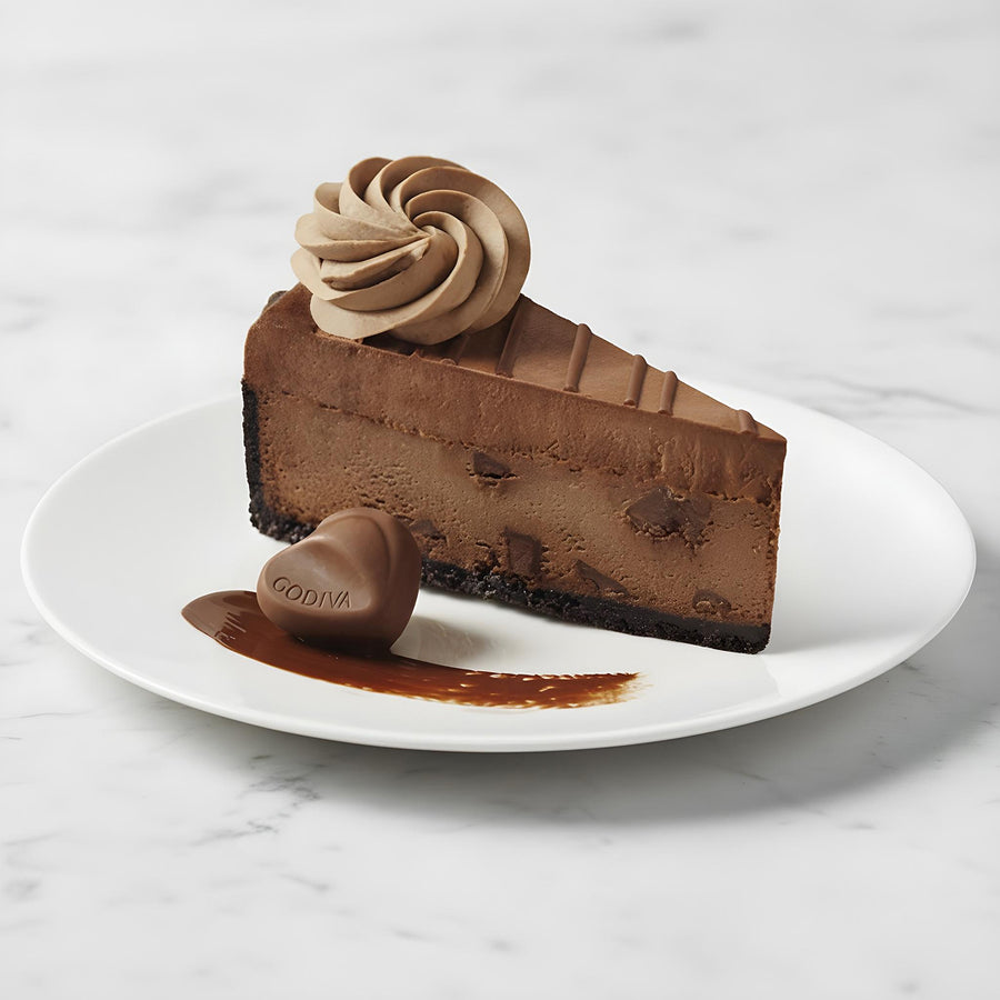 Birthday Godiva® Chocolate Cheesecake Slice