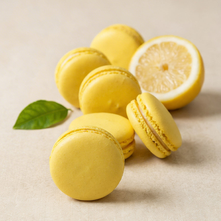 Lemon Meringue Macarons