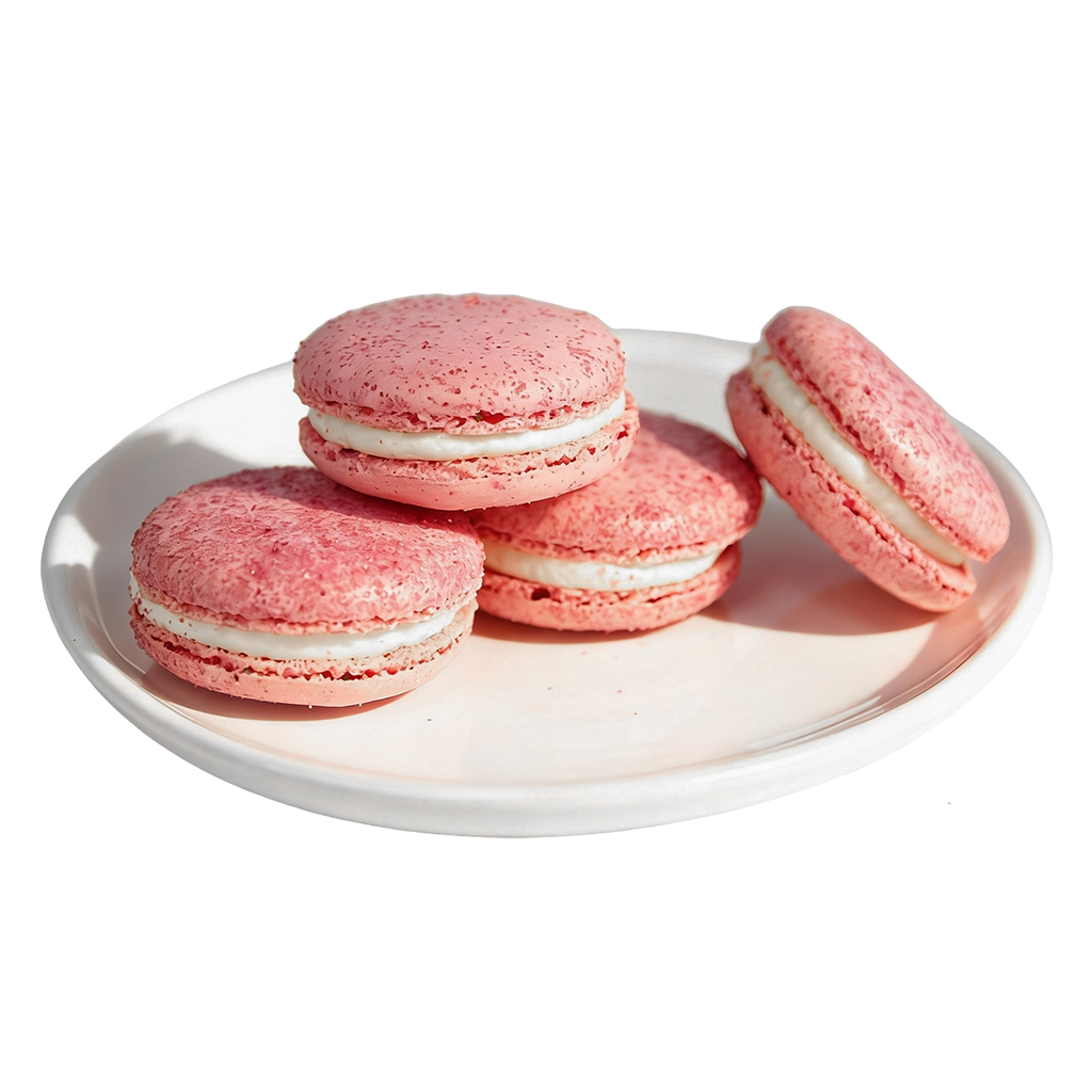 Pink Champagne Macarons