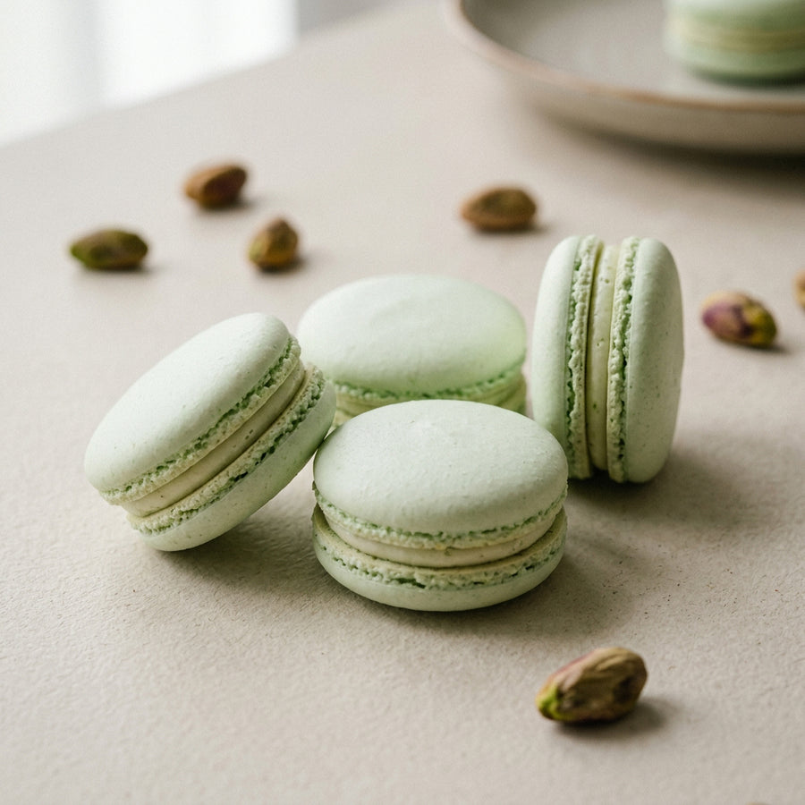 Pistachio Macarons