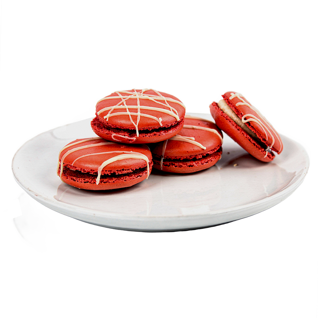 Red Velvet Macarons