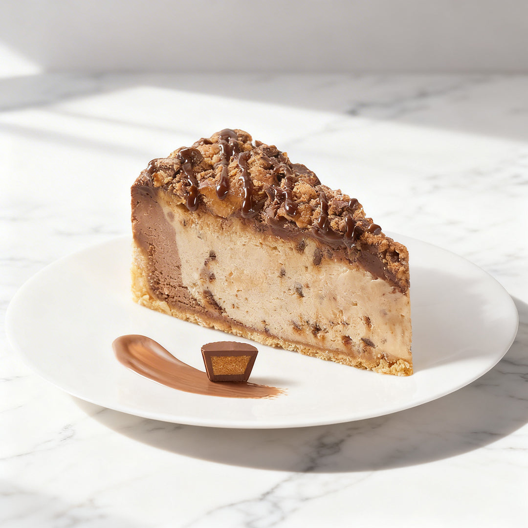 Birthday Peanut Butter Cheesecake Slice