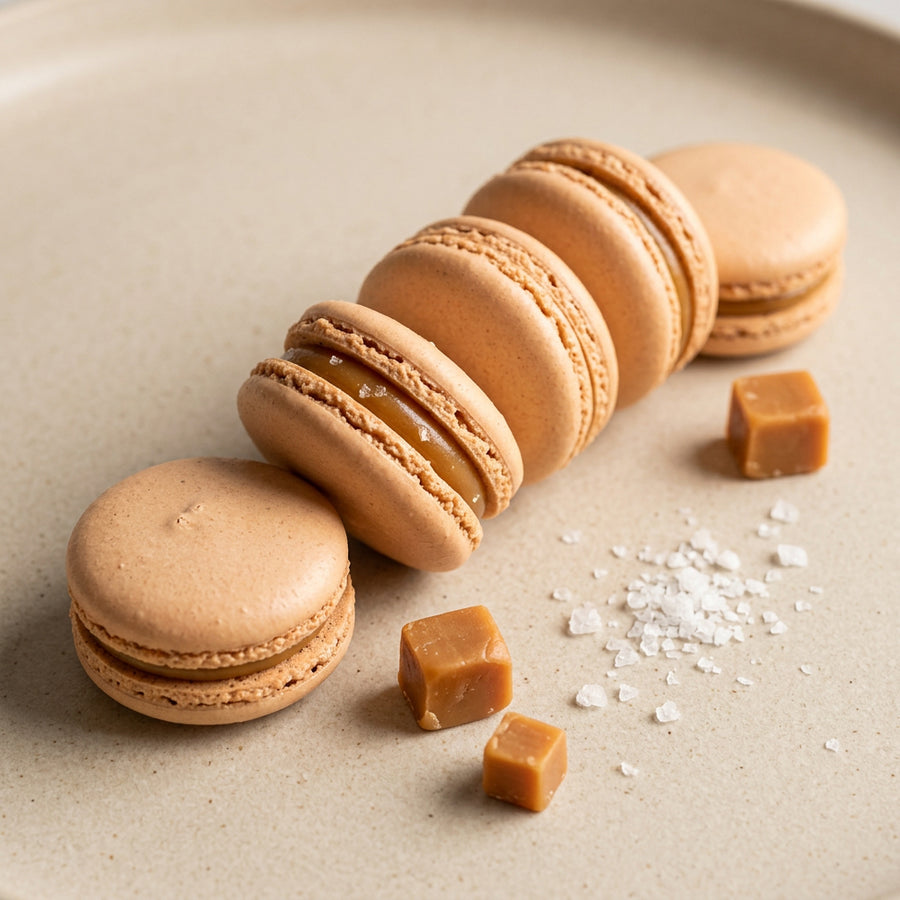 Salted Caramel Macarons