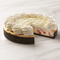 10'' White Chocolate Raspberry Cheesecake | Halal Certified | The Cheesecake Factory Bakery®