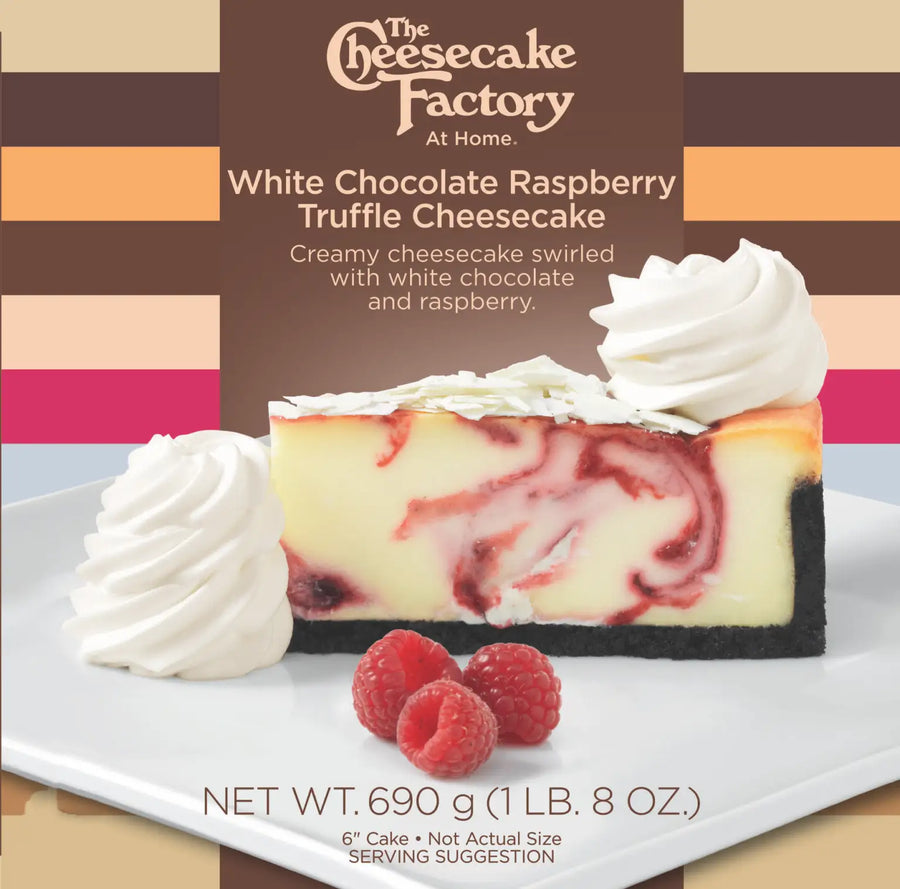 6” White Chocolate Raspberry Truffle Cheesecake | The Cheesecake Factory Bakery