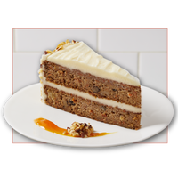 Layered Classic Carrot Cake Slice with Cream Cheese Icing