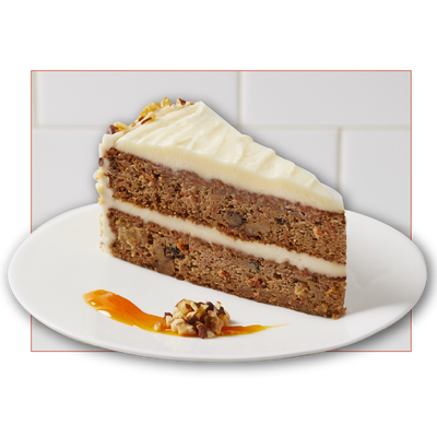Layered Classic Carrot Cake Slice with Cream Cheese Icing