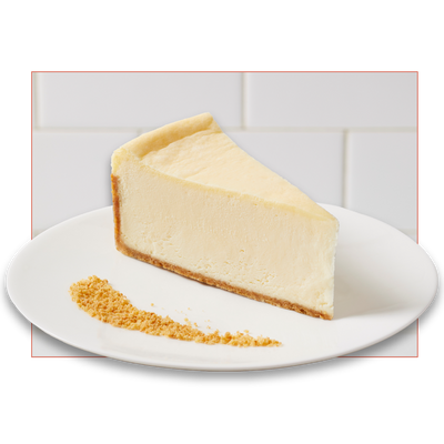Classic Cheesecake Slice