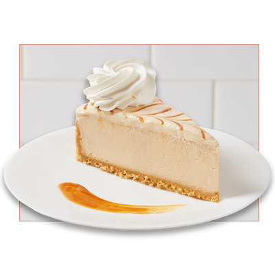 Dulce de Leche Cheesecake Slice