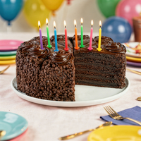 Birthday Extra Large Chocolate Fudge Cake