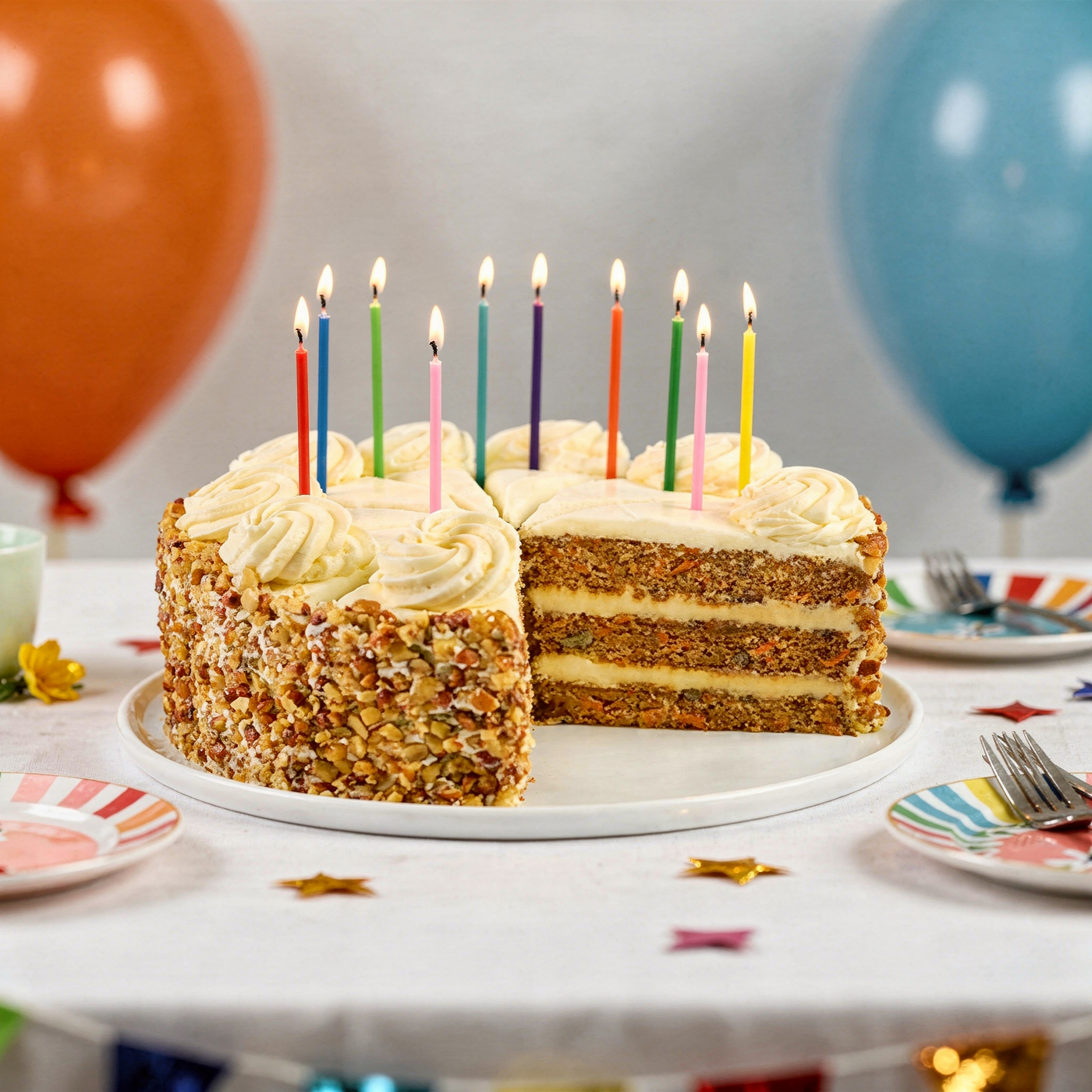 Birthday Extra Large Carrot Cake