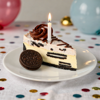 Birthday Cookies & Cream Cheesecake Slice