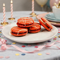 Birthday Red Velvet Macarons
