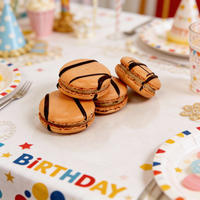 Birthday Chocolate Macarons