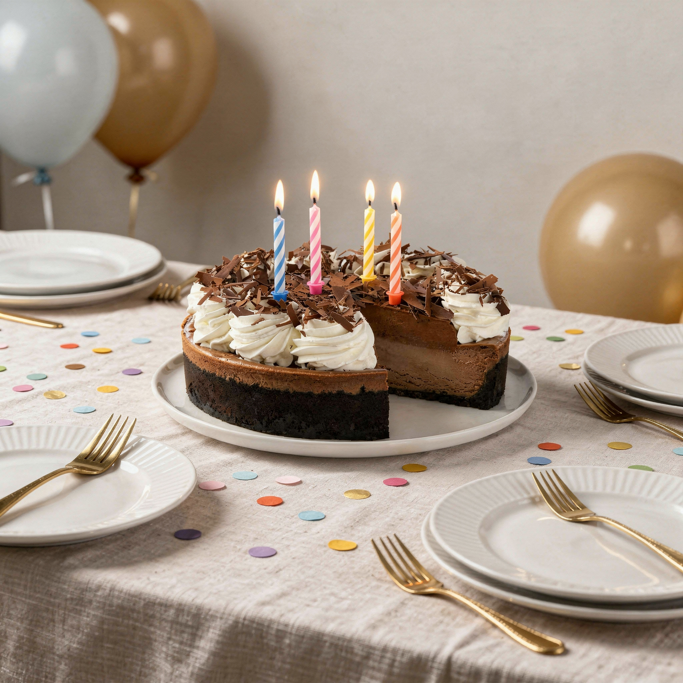 Birthday Extra Large Tuxedo Mousse Cheesecake