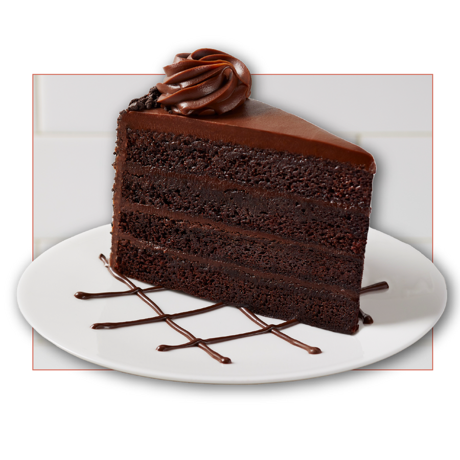 Layered Chocolate Fudge Cake Slice | The Cheesecake Factory Bakery®