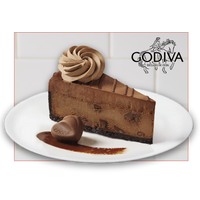 Godiva® Double Chocolate Cheesecake | Halal Certified | The Cheesecake Factory Bakery®