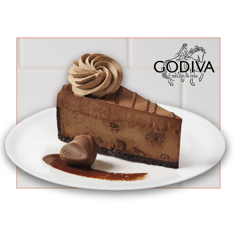 Godiva® Double Chocolate Cheesecake | Halal Certified | The Cheesecake Factory Bakery