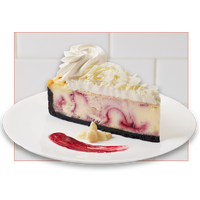 White Chocolate Raspberry Cheesecake | Halal Certified | The Cheesecake Factory Bakery®