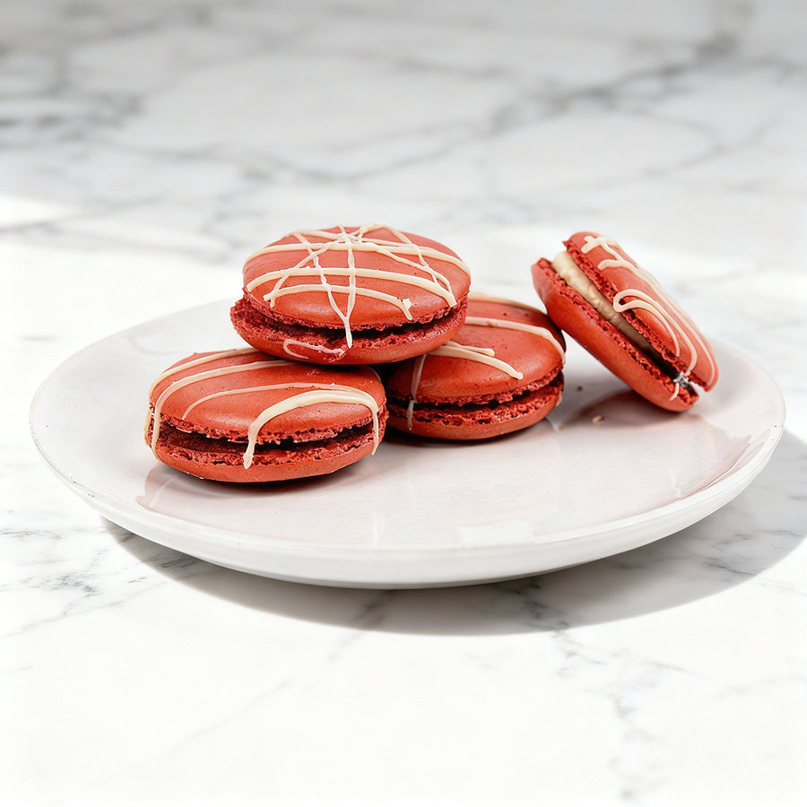 Birthday Red Velvet Macarons