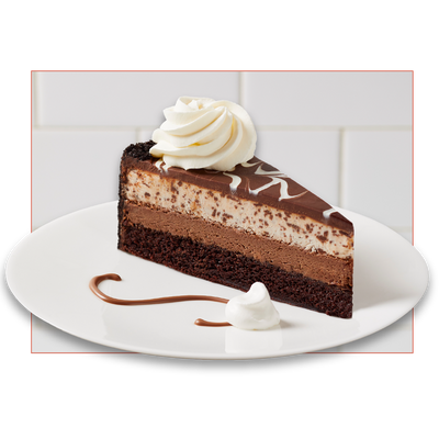 Tuxedo Mousse Cheesecake Slice