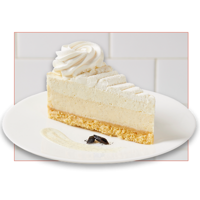 Vanilla Bean Cheesecake Slice
