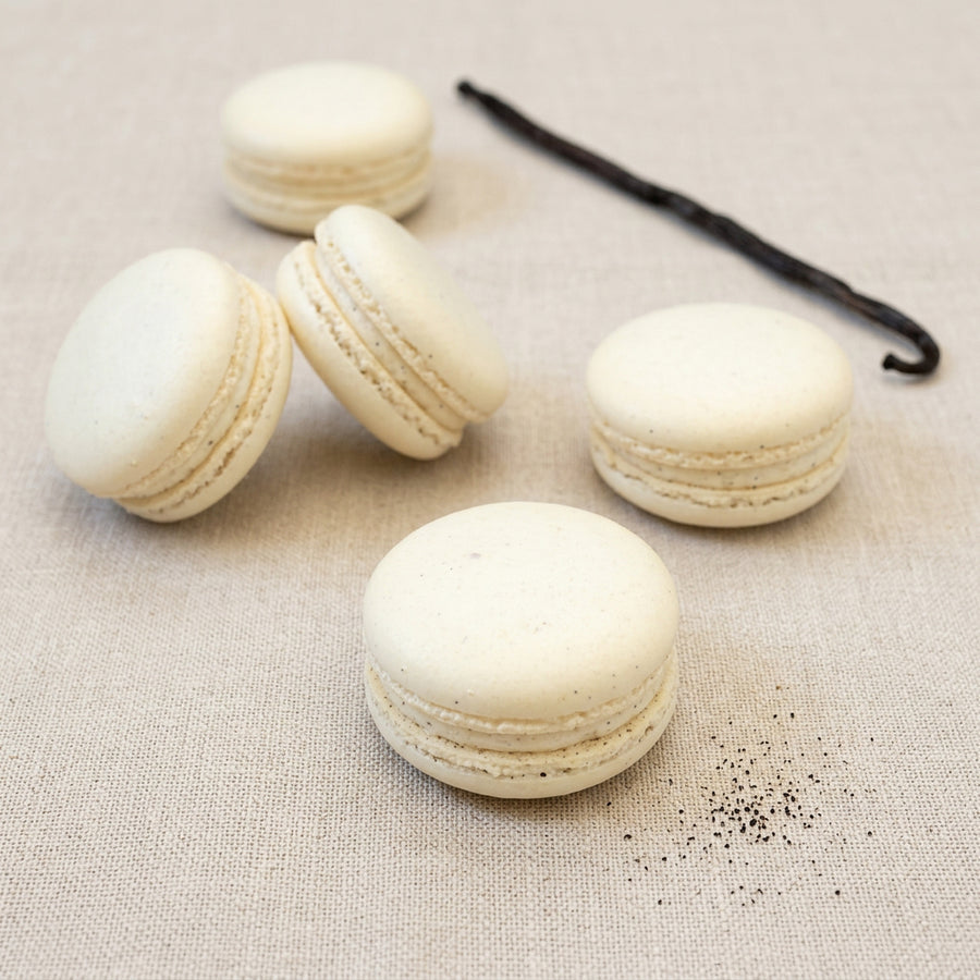 Vanilla Bean Macarons